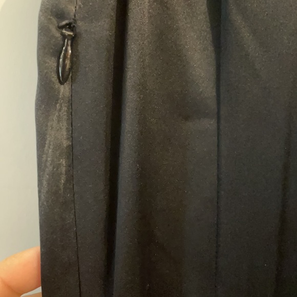 Cynthia Steffe silky black knee length dress - Picture 9 of 11